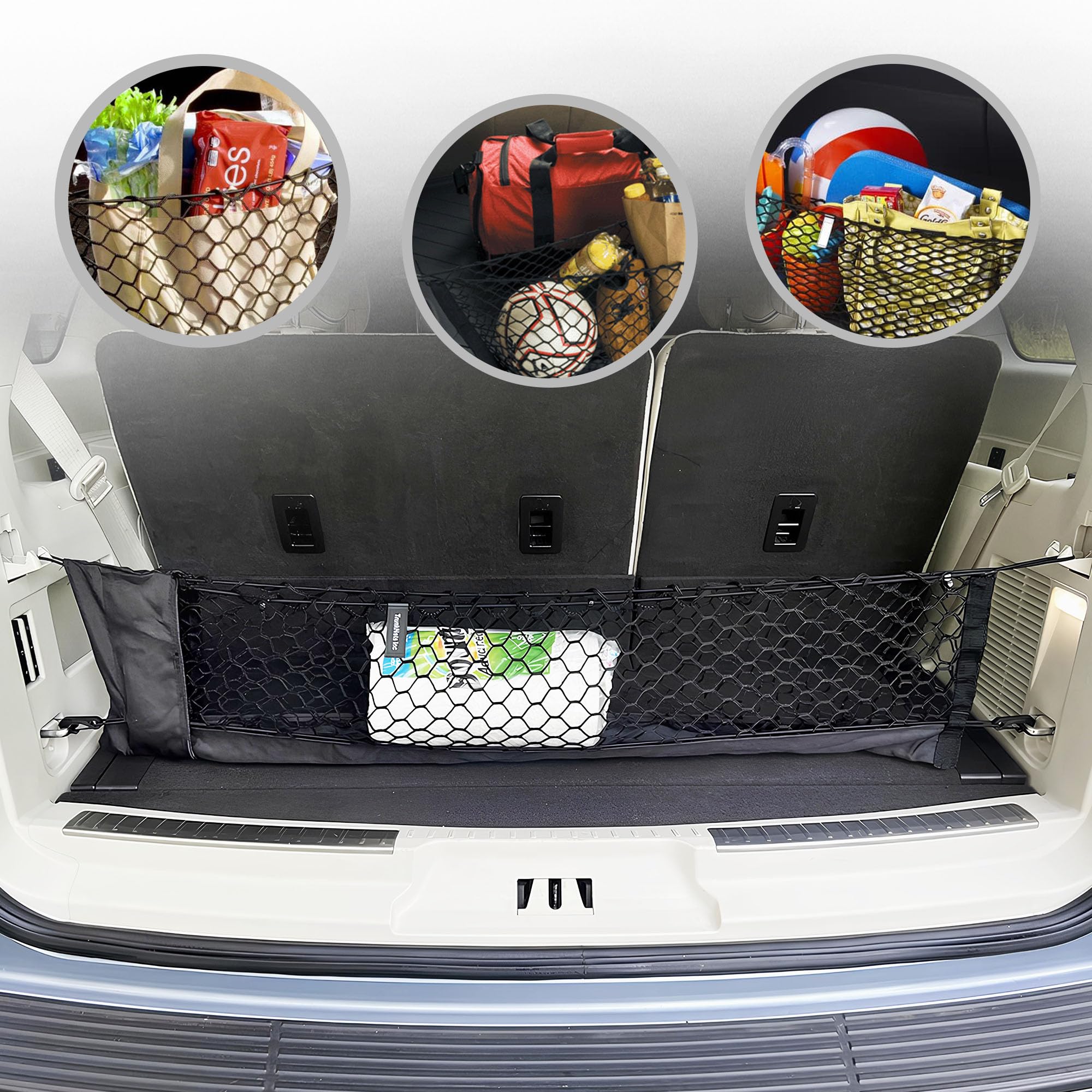 Amazon.com: Envelope Style Elastic Trunk Mesh Cargo Net for